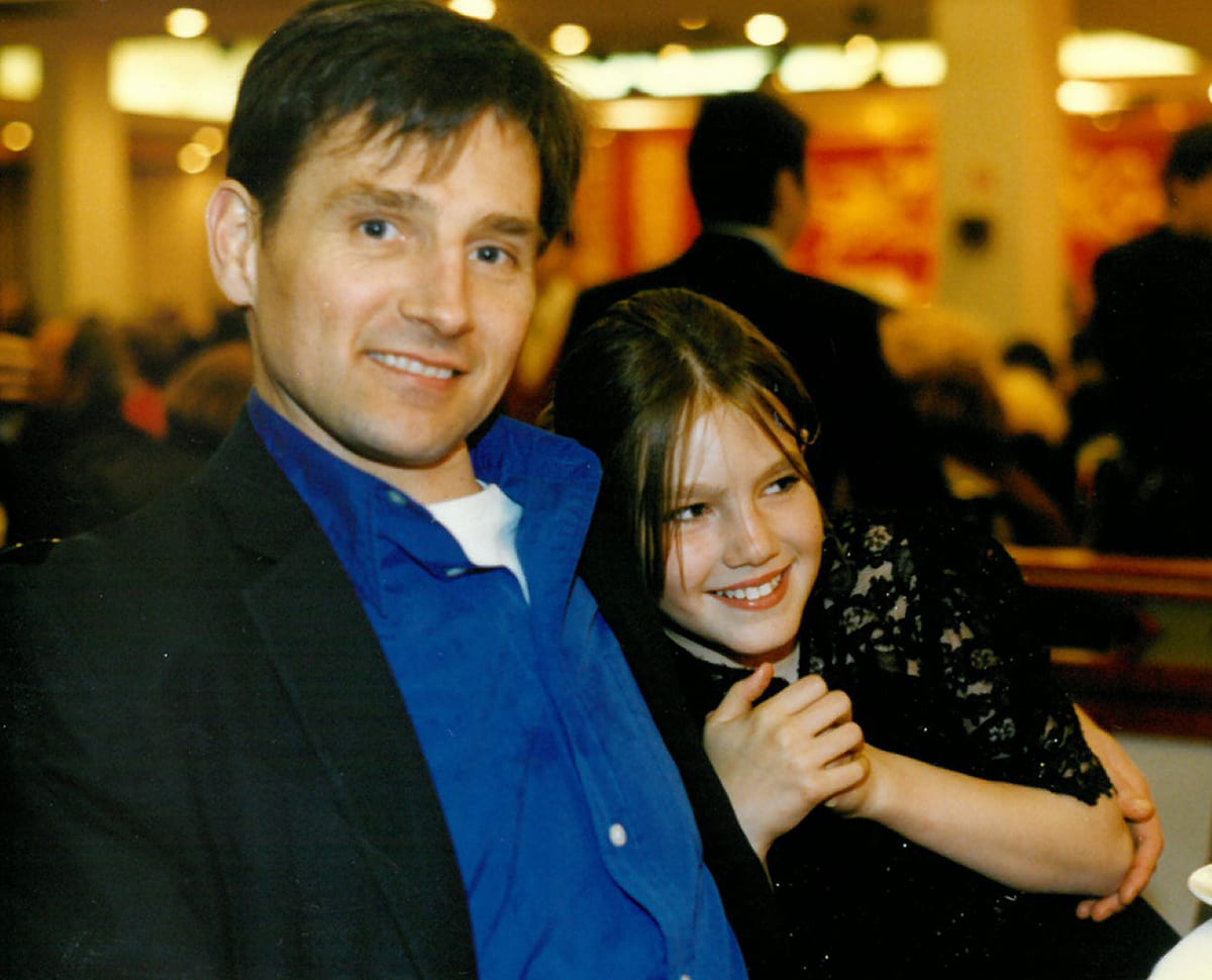 Randy with Nikki, as a single dad
